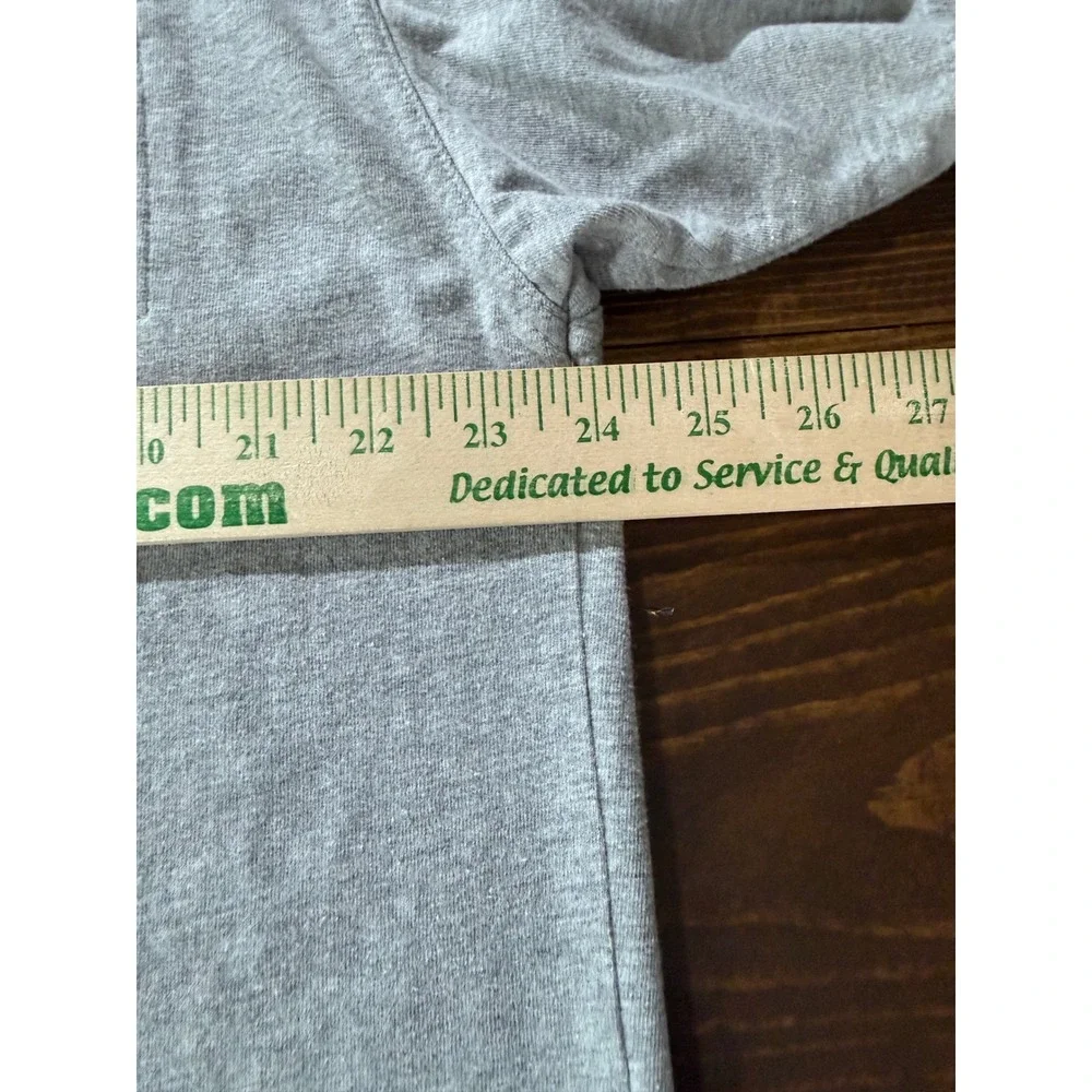VTG Levis Mens XL‎ Gray Quarter Zip Polo Shirt Striped Collar Short Sleeve